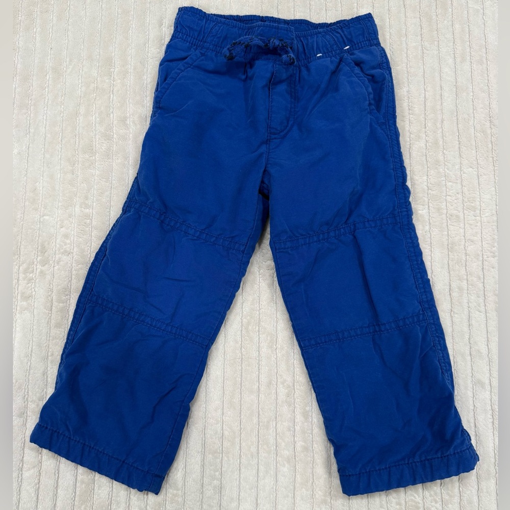 Gymboree Gymster Fleece Lined Blue Pants size 2T